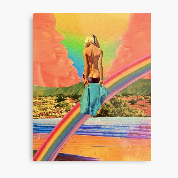 Don't Think It Over Metal Print