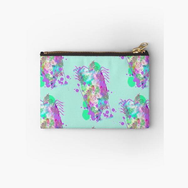 Item preview,  Psychedelic Wacky Trippy Colorful abstract leaves design, nr3,  Floral  Abstract Art, Inspired by Nature designed and sold by Adri Barnard.