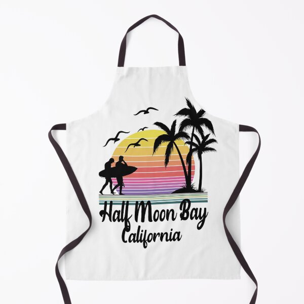 Item preview, Half Moon Bay California Seaside Retro Sunset designed and sold by Home-Spirit.