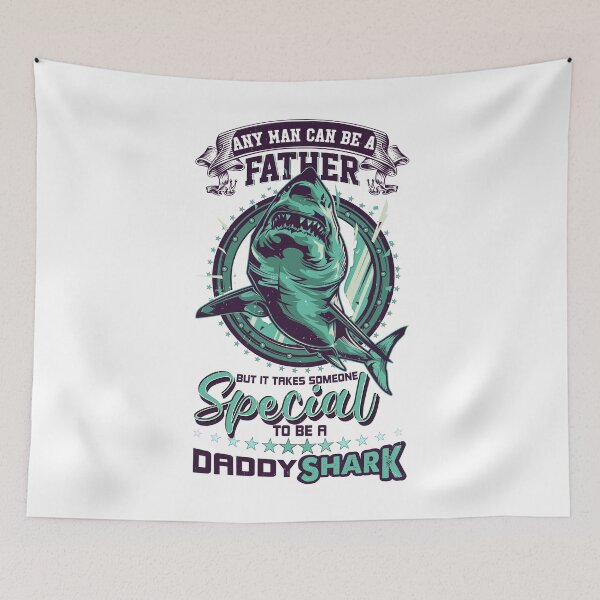Item preview, Any Man Can Be Father But It Takes Someone Special To Be A Daddy Shark - Funny Father Grandpa, Daddy Father's Day, Dad Gift Humor designed and sold by ALITOPRINCE.