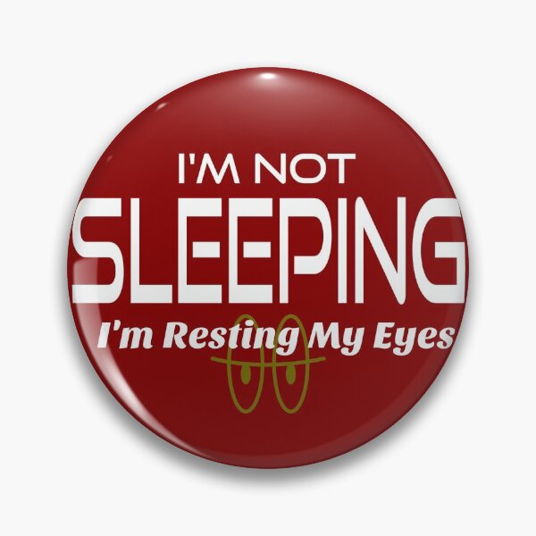Item preview, Mens I'm Not Sleeping I'm Just Resting My Eyes Father's Day T-Shirt designed and sold by hanlynstyle.