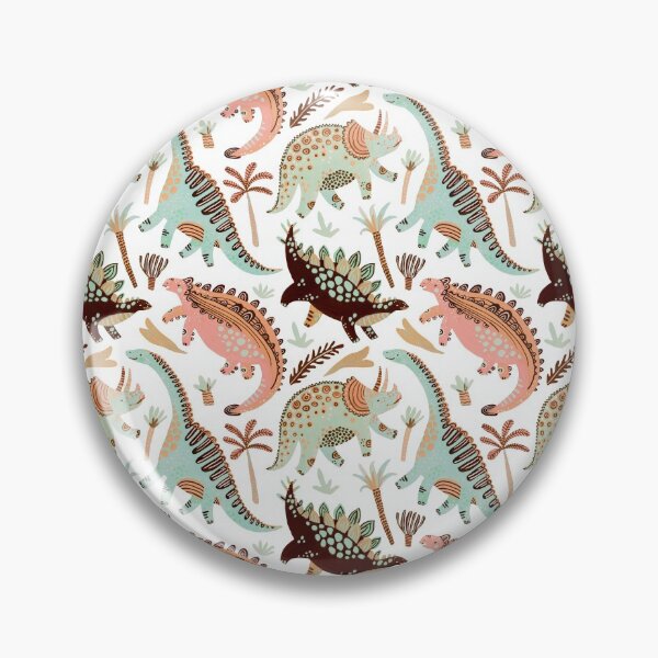 Item preview, Dinosaur fabric pattern design designed and sold by classicdshop.