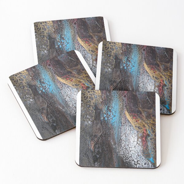 Item preview, Abstract Fluid art, acrylic pour designed and sold by Dreamscape Eclectic .