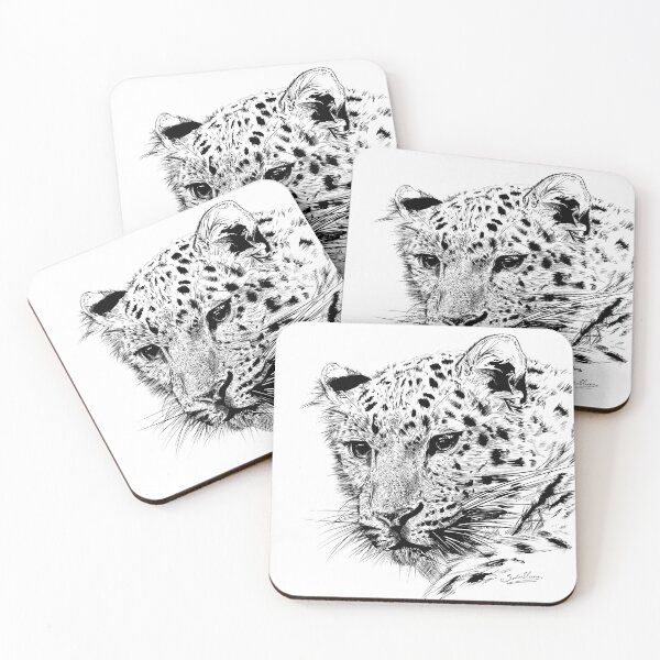 Aperçu de l'œuvre Amur Leopard créée et vendue par Sophie Elaina Designs.