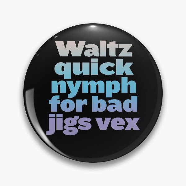 Item preview, Pangram #1 v.7 designed and sold by x1brett.