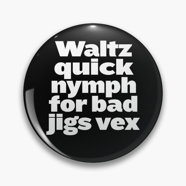 Item preview, Pangram #1 v.9 designed and sold by x1brett.
