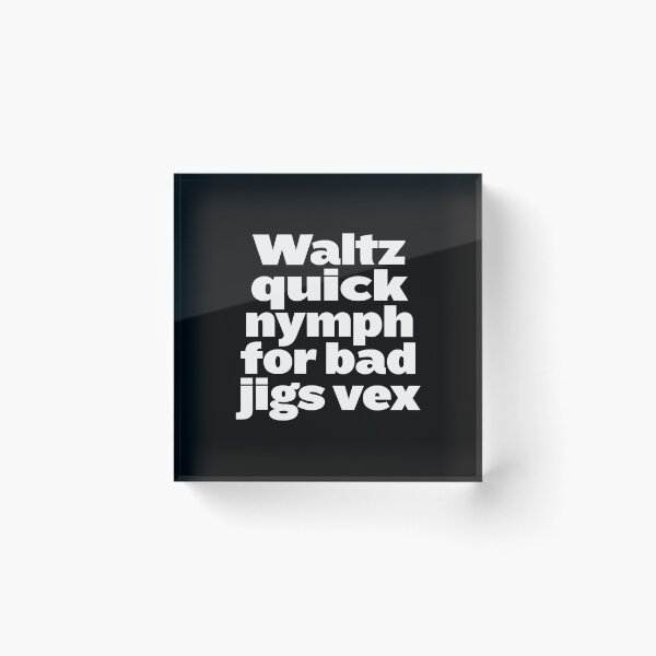 Item preview, Pangram #1 v.9 designed and sold by x1brett.