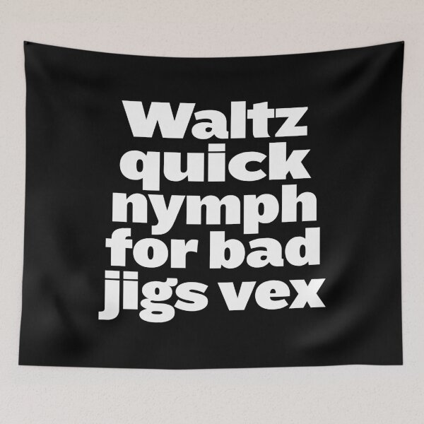 Item preview, Pangram #1 v.9 designed and sold by x1brett.