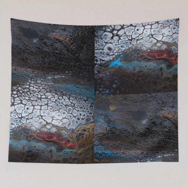 Item preview,  Abstract Fluid art, acrylic pour designed and sold by Dreamscape Eclectic .