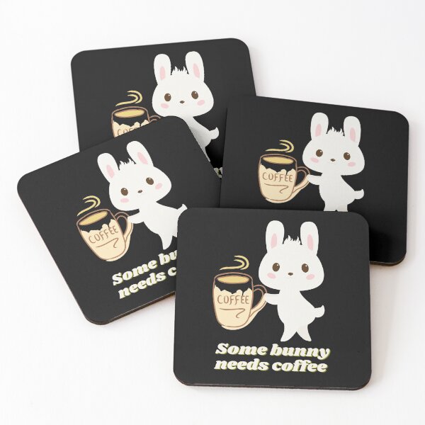 Item preview, Some Bunny Needs Coffee designed and sold by CaitU.