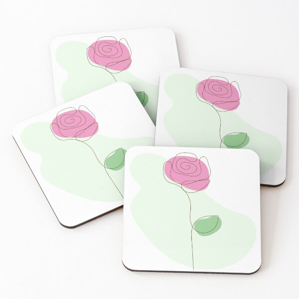 Item preview, Abstract one line rose.  designed and sold by KsuWonder.