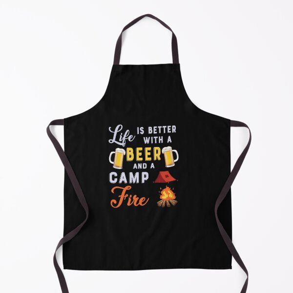 Item preview, Life is better with a beer and a camp fire designed and sold by SasKloset.