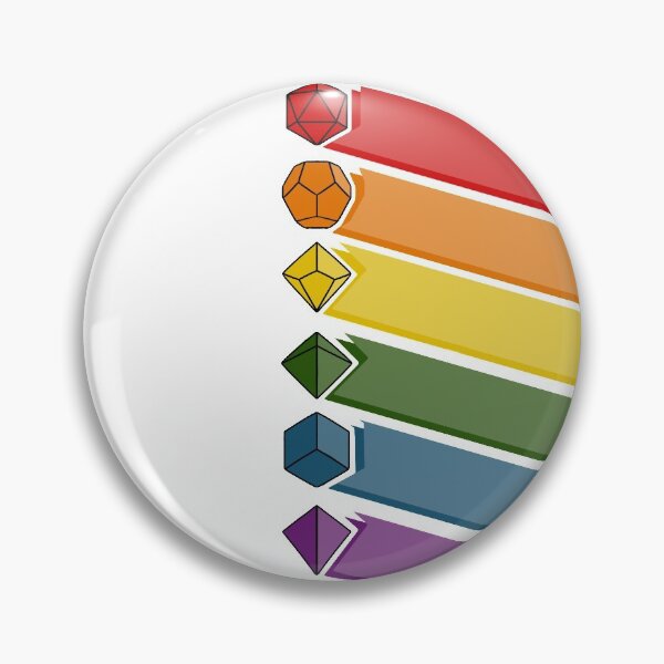Item preview, Camiseta Dungeons and Dragons Pride LGBT D&D D20 Dice Rainbow designed and sold by thatguymig.