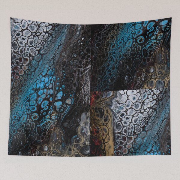 Item preview, Abstract Fluid art, acrylic pour designed and sold by Dreamscape Eclectic .