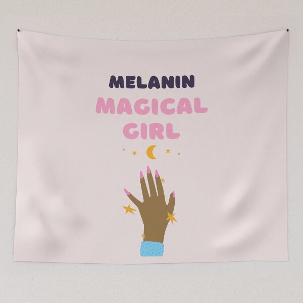 Item preview, Melanin Magical Girl designed and sold by KawaiiForAll.