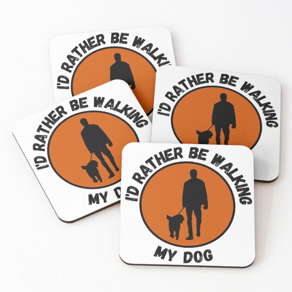Item preview, I'd Rather Be Walking My Dog designed and sold by printhappy4you.