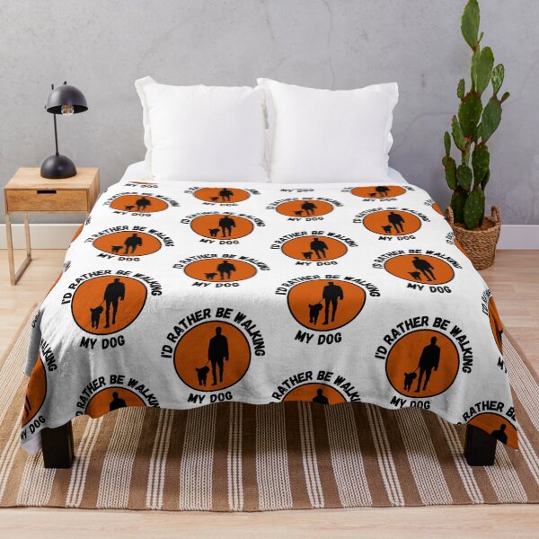 Item preview, I'd Rather Be Walking My Dog designed and sold by printhappy4you.