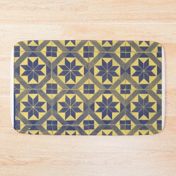 Item preview, Yellow & Blue Floral Mandala Pattern designed and sold by Kodexstore.