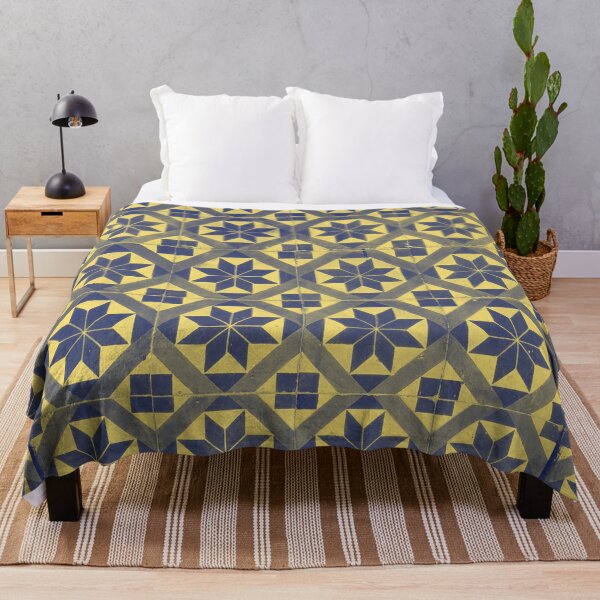 Item preview, Yellow & Blue Floral Mandala Pattern designed and sold by Kodexstore.