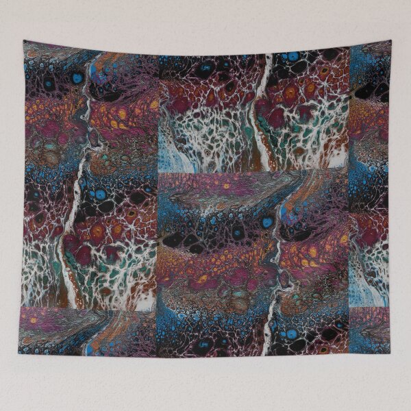 Item preview, Abstract Fluid art, acrylic pour designed and sold by Dreamscape Eclectic .