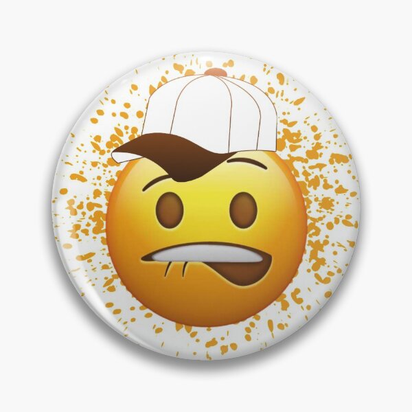 Item preview, bitting lip emoji sticker designed and sold by saladiin.