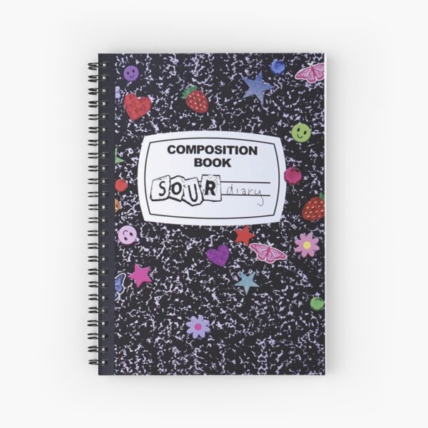 Olivia Rodrigo Sour Spiral Notebooks | Redbubble