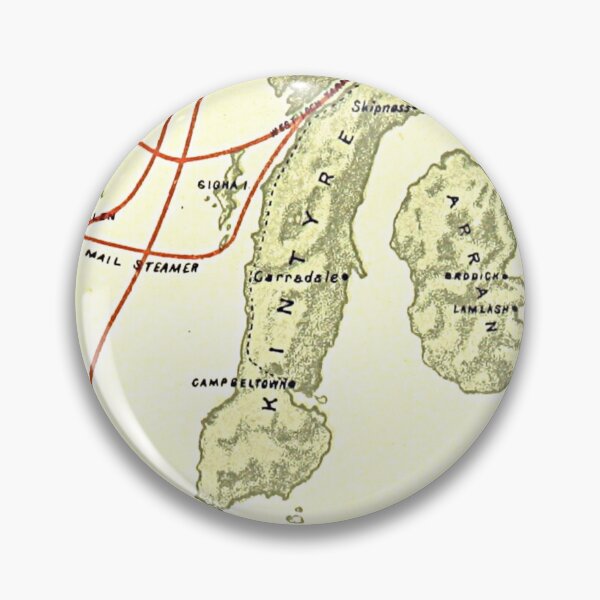 Item preview, Vintage Map of Kintyre, Islay & Arran, 1888 designed and sold by yourscotland.