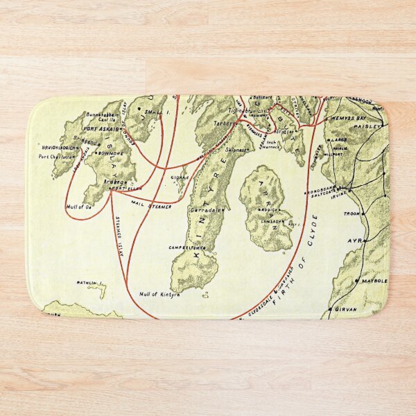 Item preview, Vintage Map of Kintyre, Islay & Arran, 1888 designed and sold by yourscotland.