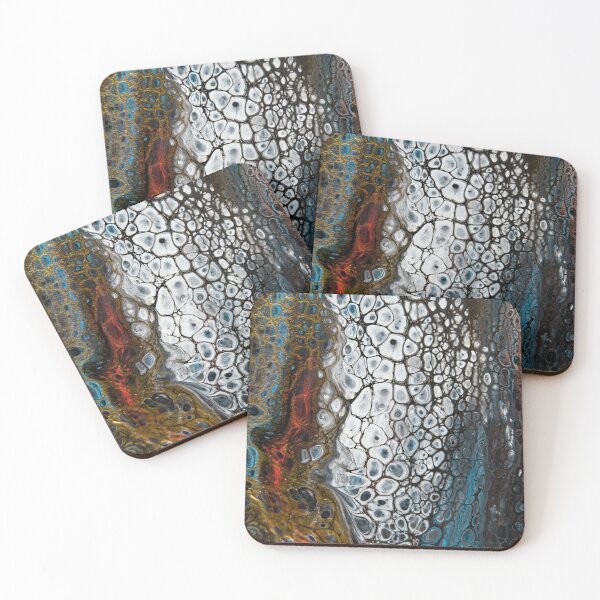 Item preview, Abstract Fluid art, acrylic pour designed and sold by Dreamscape Eclectic .