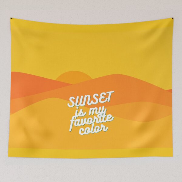 Item preview, Sunset is my favorite color (orange) designed and sold by CaitU.