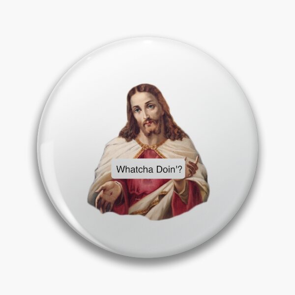 Item preview, Funny Jesus Meme Whatcha Doin'? designed and sold by Artsy Apparels.