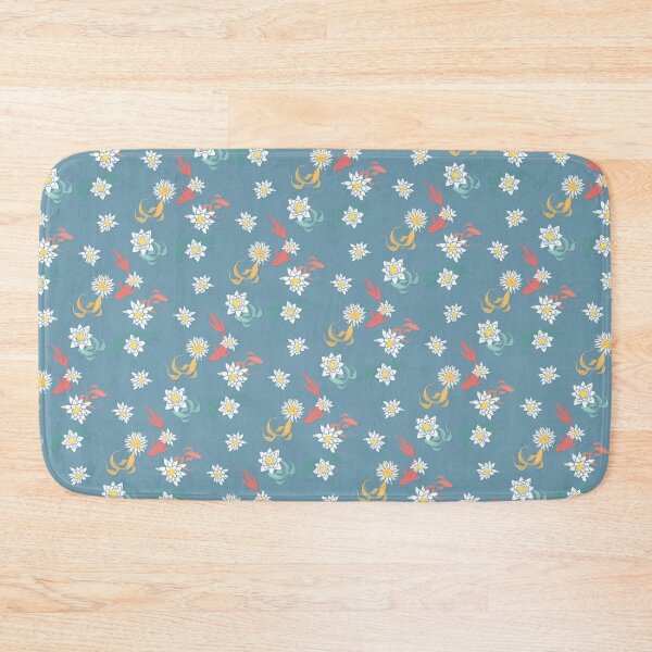 Item preview, Koi pond with lotus flowers designed and sold by AlexSin.