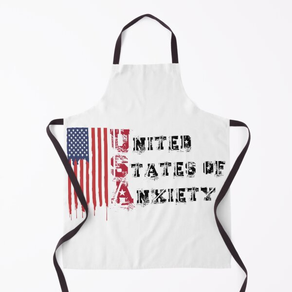 Item preview, United States of Anxiety Stickers, T-shirts, Scarves and many more designed and sold by hellonitish.