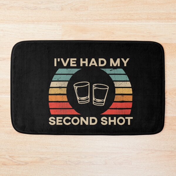 Item preview, Funny I've Had My Second Shot Retro Sunset designed and sold by TheTeeSupplyCo.