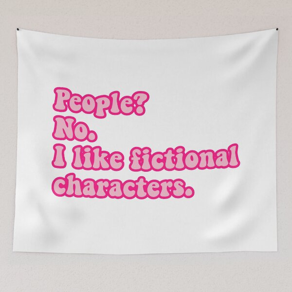 Item preview, no I like fictional characters designed and sold by 23mangoes.