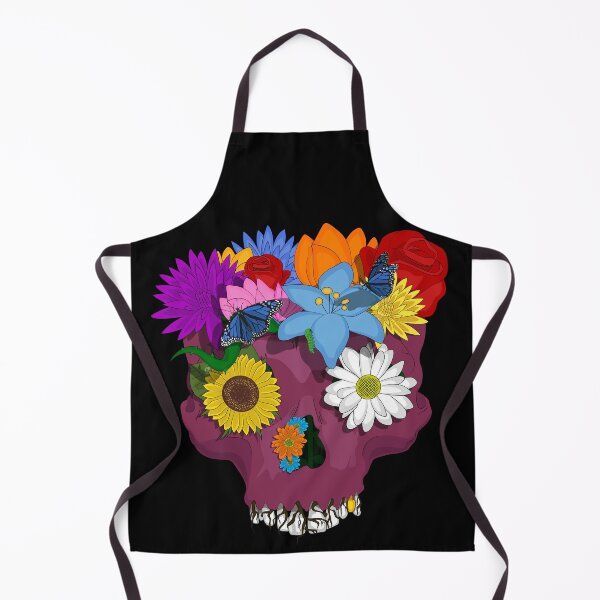 Item preview, Flower skull designed and sold by PiColada.