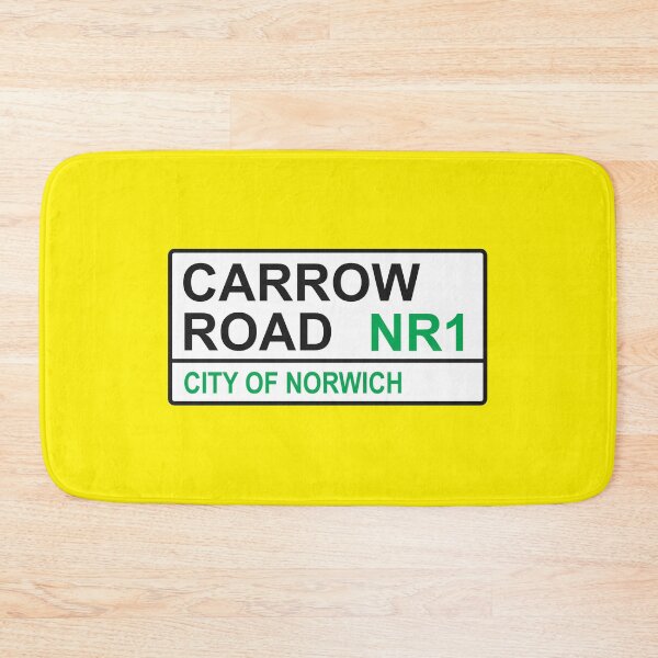 Item preview, Norwich City Football Team Carrow Road Street Sign designed and sold by DelfDesign.