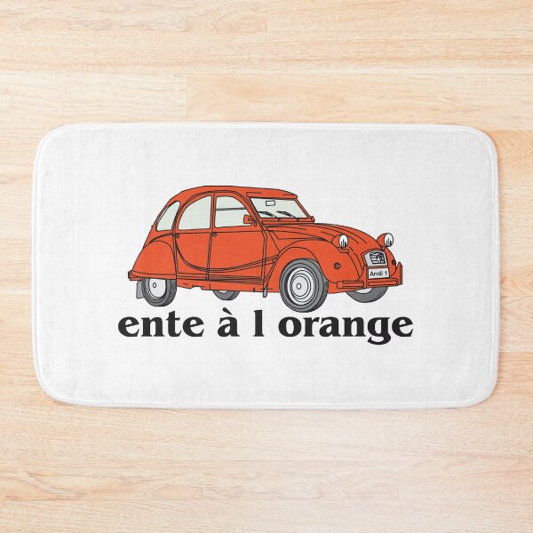 Item preview, Retro 2cv duck a l Orange Döschwo saying designed and sold by 2CV-Oldtimers.