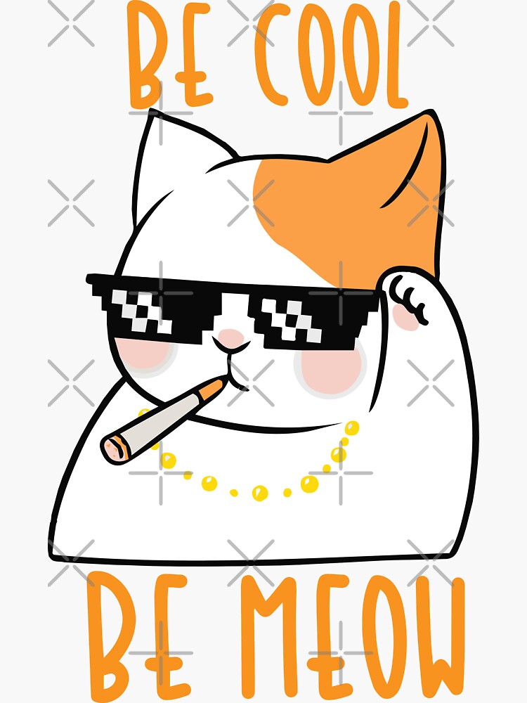 Cat in meow sunglasses stock photo. Image of humor, head - 157375672