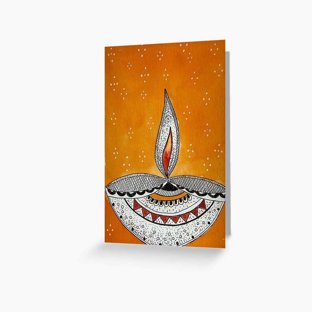 Buy Diwali Card, Happy Diwali, Festival of Light, Happy New Year, Handmade,  Colourful, Vibrant, Luxury, Greeting Card Online in India - Etsy