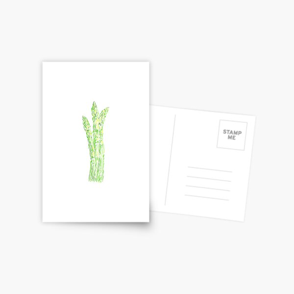 Asparagus Postcard