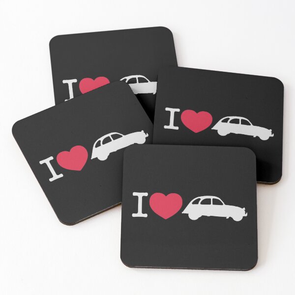 Item preview, Retro i love Döschwo 2CV duck designed and sold by 2CV-Oldtimers.