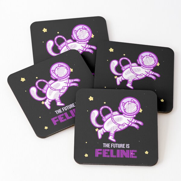 Item preview, The Future is Feline designed and sold by Mauxmaux.