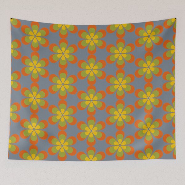 Item preview, 6 Petals Retro Flower designed and sold by designandclouds.