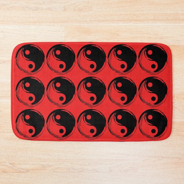 Item preview, Ying Yang Pattern on Red designed and sold by Nola Lee Kelsey.