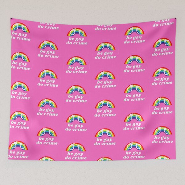 Item preview, be gay do crime pride rainbow designed and sold by blzabub.