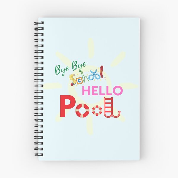 Item preview, Bye bye school hello pool designed and sold by les3soleils.