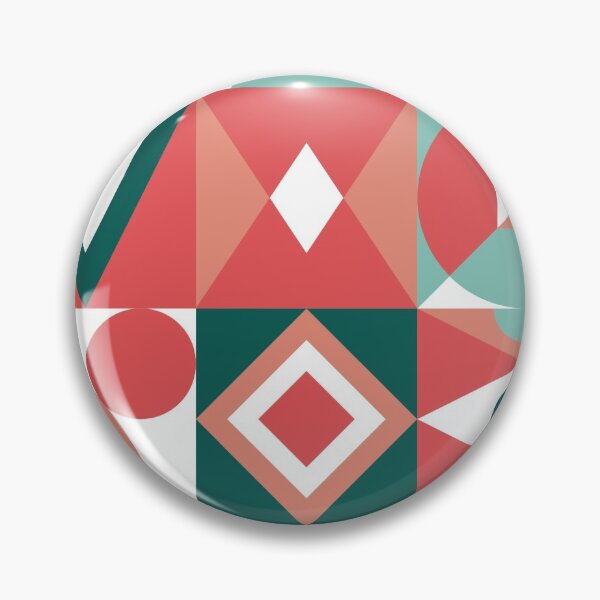 Item preview, Mid Century Geometric Shapes Pattern #4 designed and sold by AanmahStore.