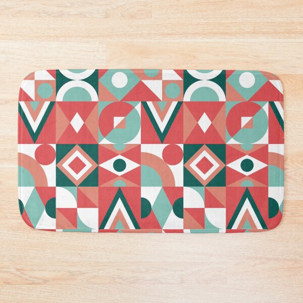 Item preview, Mid Century Geometric Shapes Pattern #4 designed and sold by AanmahStore.