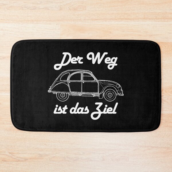 Item preview, 2CV Retro Duck The journey is the goal Döschwo saying designed and sold by 2CV-Oldtimers.